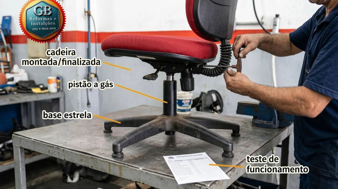 Conserto e Manutenção de Cadeiras  - Foto 3