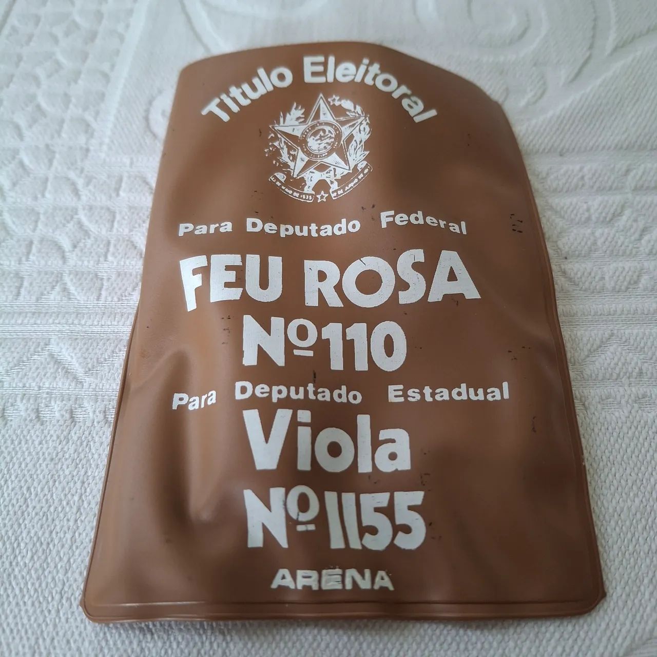 Porta título eleitoral antigo