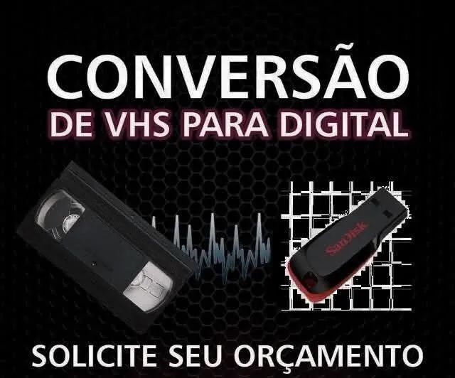 Digitalização de Fitas VHS e VHS - C / 50$ cada fita