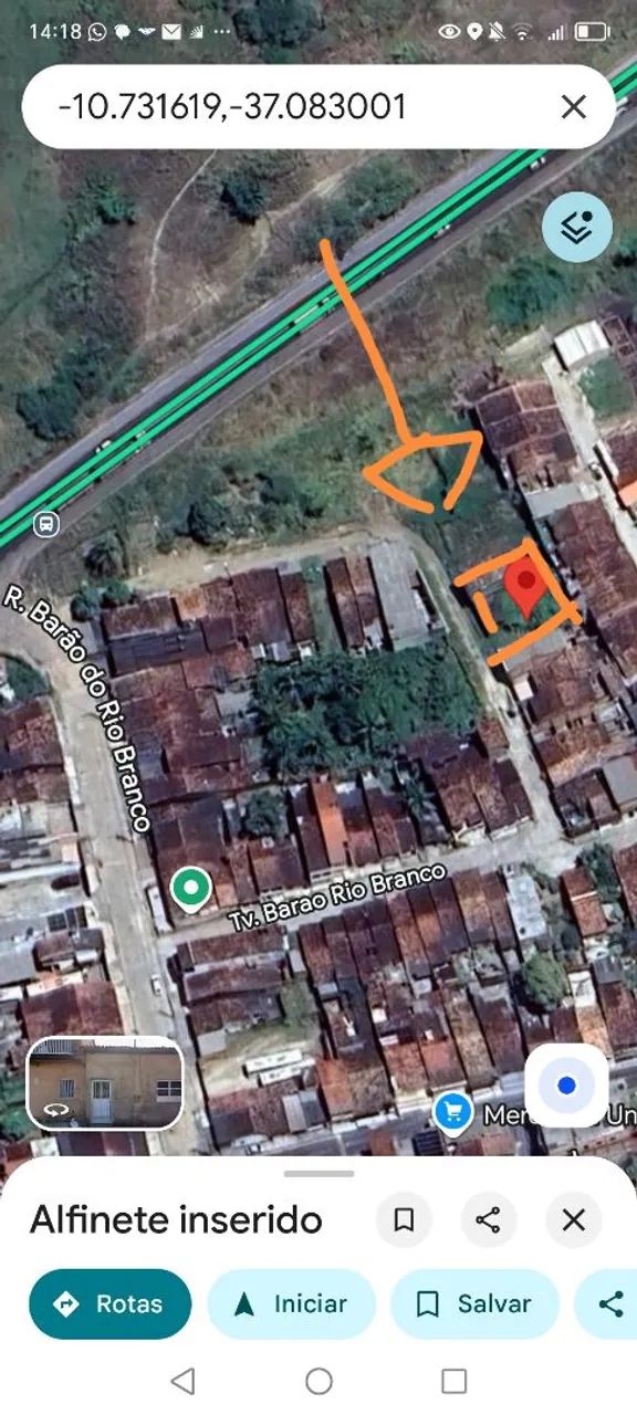 Vendo terreno localizado em Maruim 