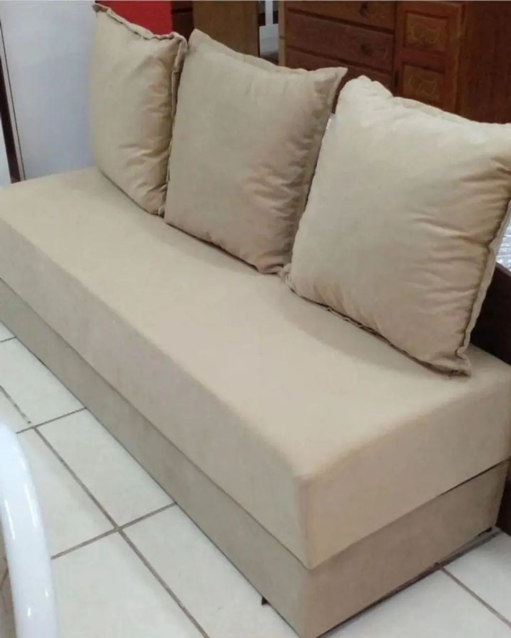 (Sofá cama) Sofanete que vira cama (3 em 1) - Foto 4