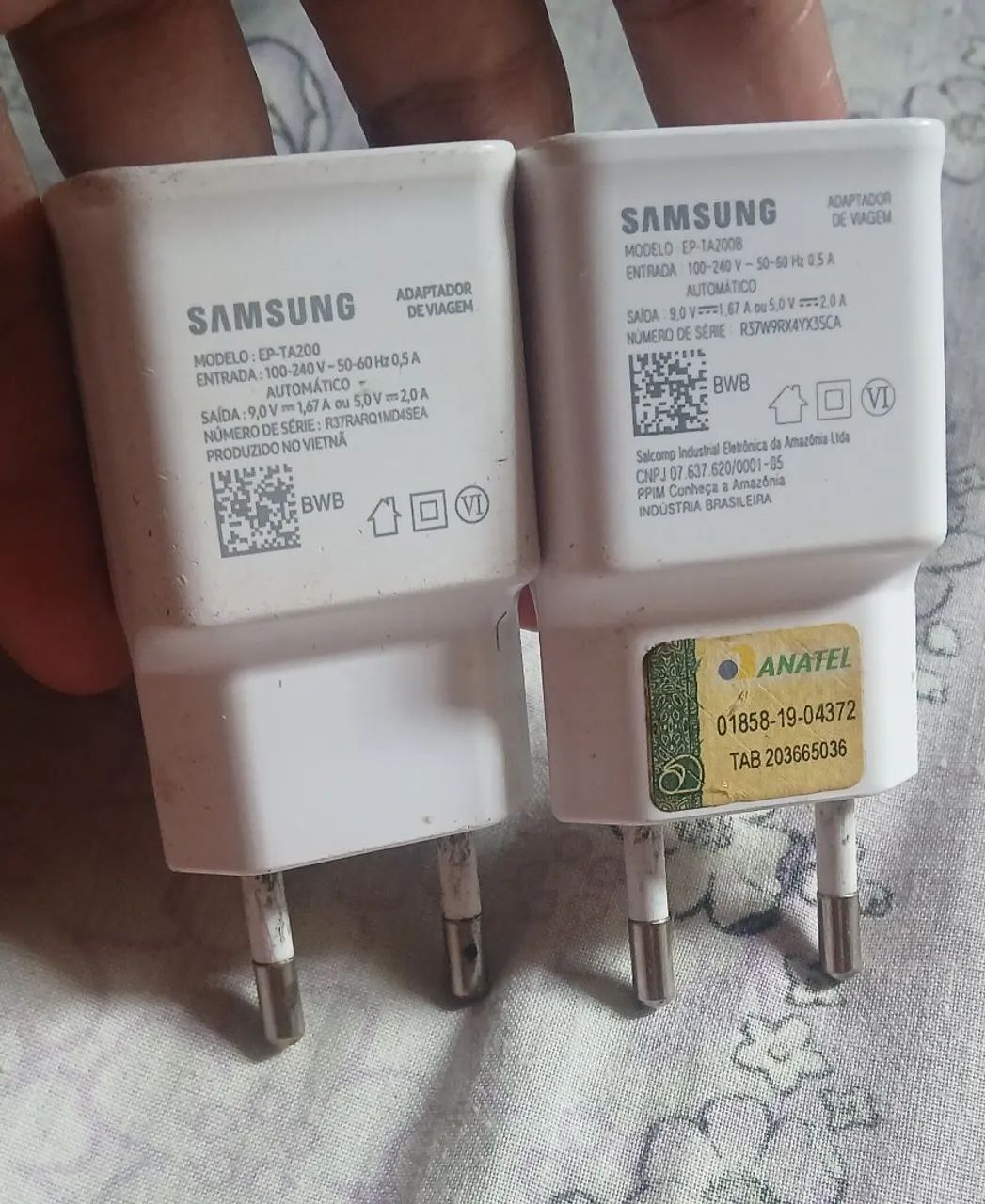Duas cabeças de carregador da Samsung por 25$  - Foto 3