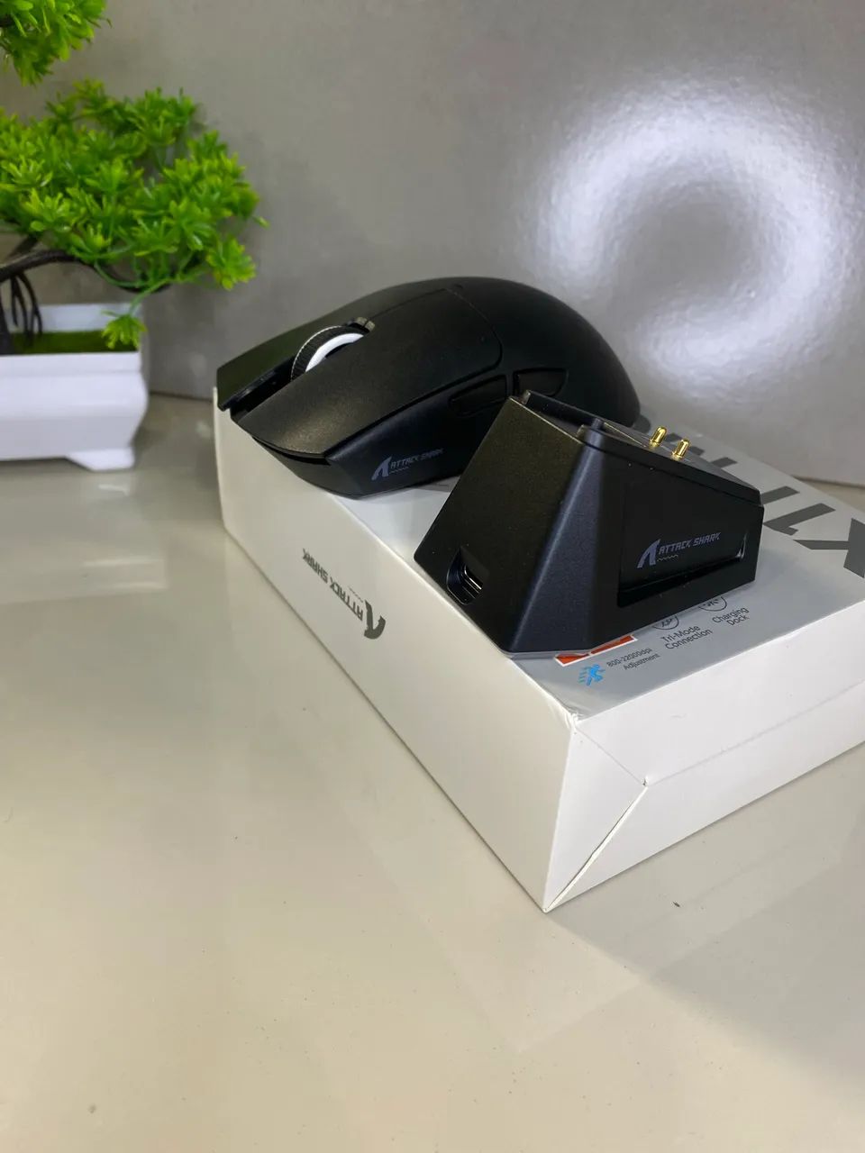 Mouse Gamer Attack Shark x11 Wireless + Dock - Foto 3