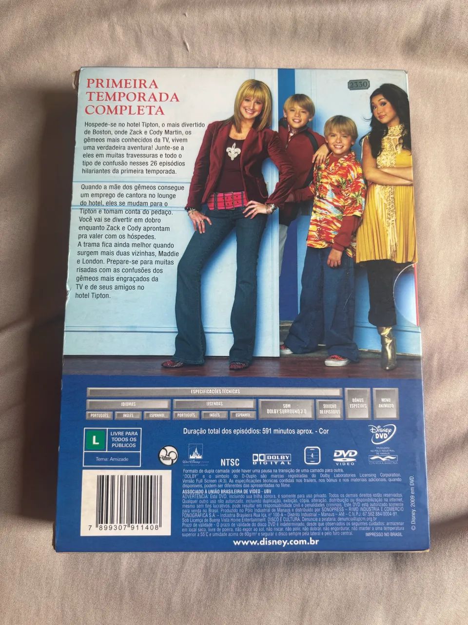 DVD Zack & Cody - Gêmeos em Ação (primeira temporada) - CDs, DVDs