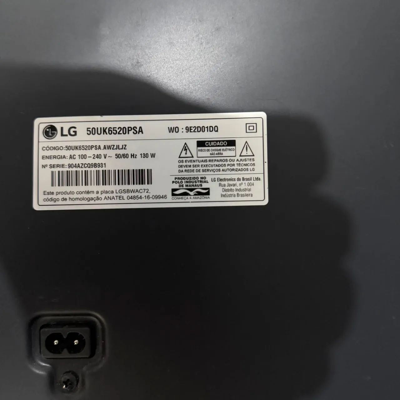 Tv 50 LG Tela Quebrada - Foto 2