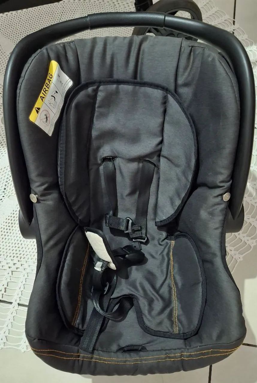 Carrinho de bebê + bebê conforto Galzerano - Foto 4