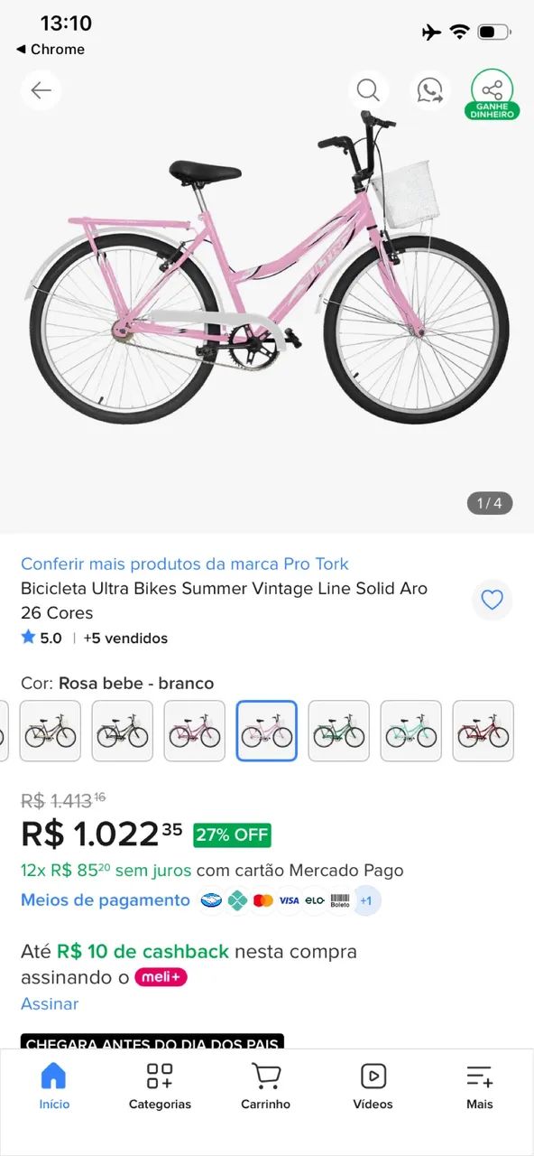 Bicileta Ultra Bikes Summer Aro 26 - Foto 5