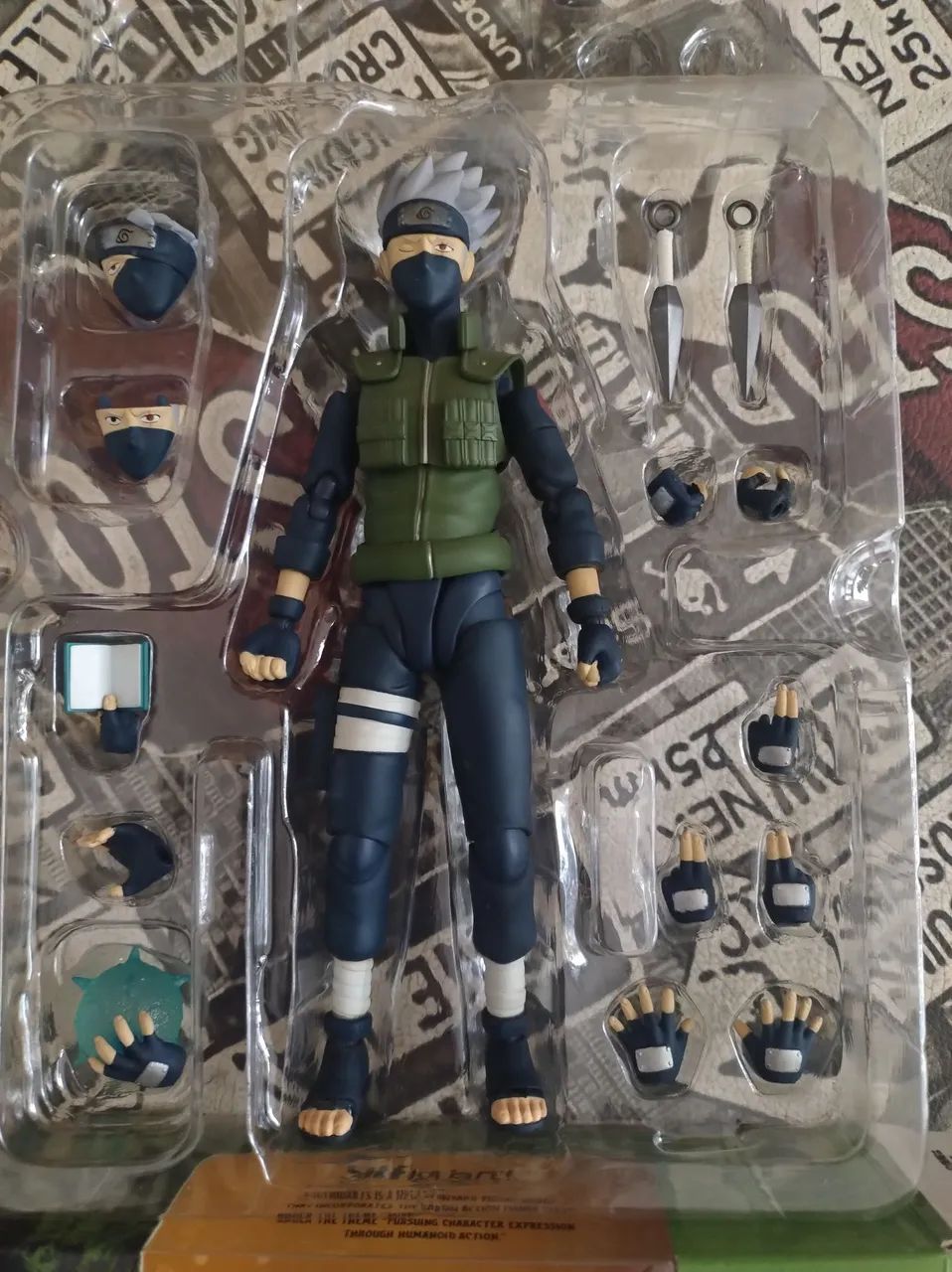 Kakashi sh figuarts 1.0 primeira versão - Foto 2