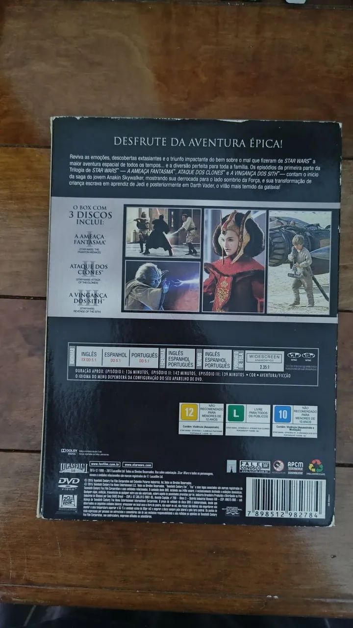 Box Dvd Star wars nova trilogia - Foto 2