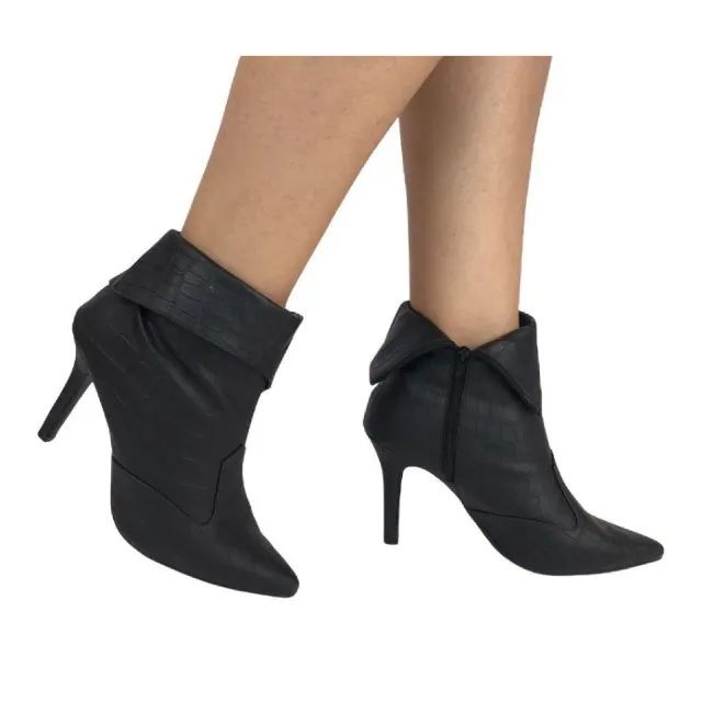 Botas Kodama Cano Médio Com Zíper Feminino 36 - Foto 3