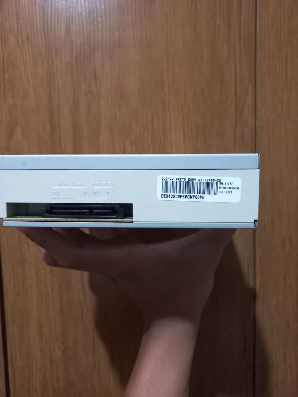 Leitor e gravador de DVD sata sony - Foto 2