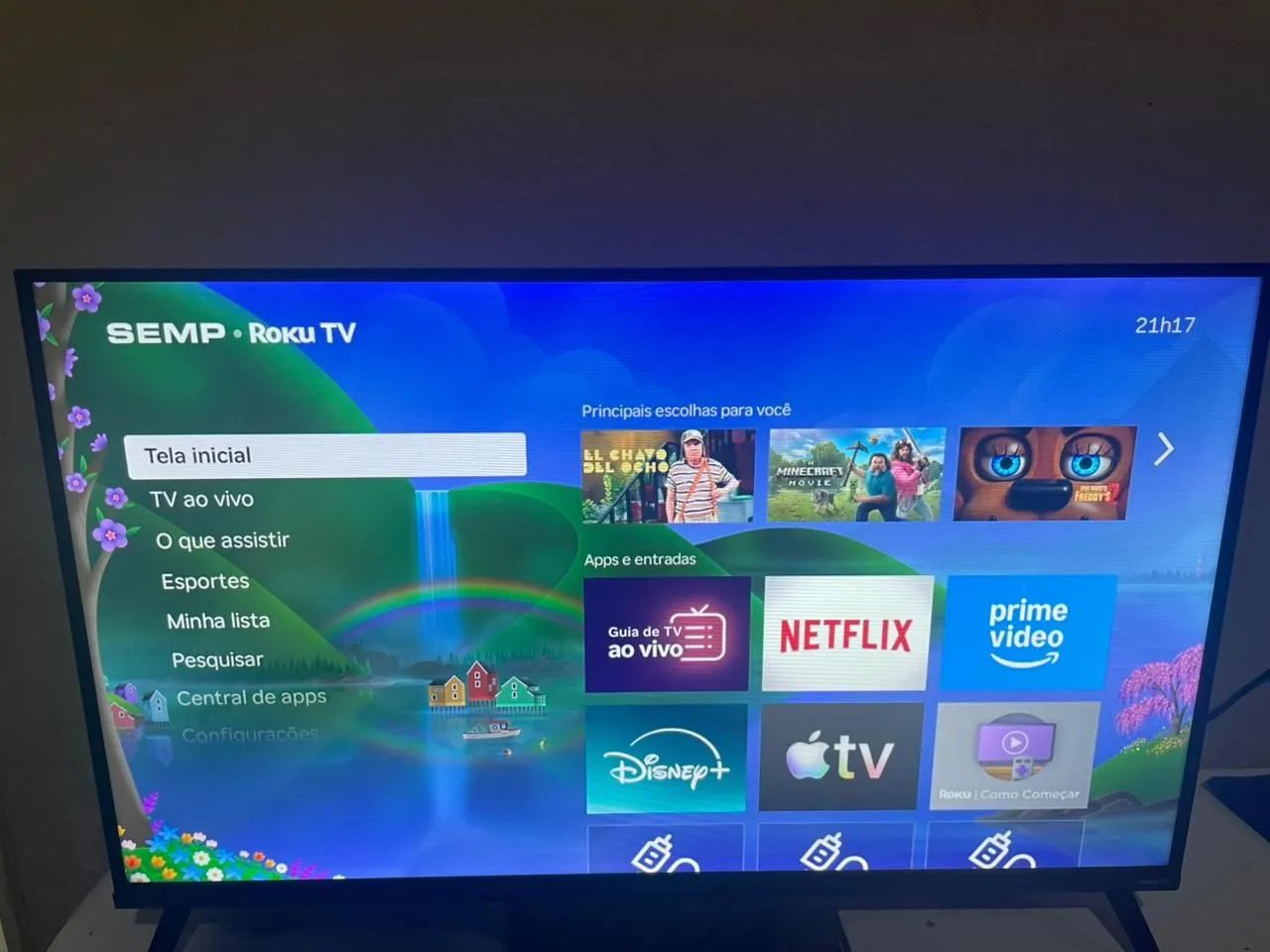 Smart TV 32 polegadas (em perfeito estado) - Foto 2