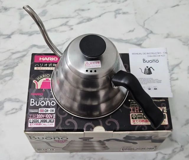 Chaleira Hario Buono 1l - praticamente nova