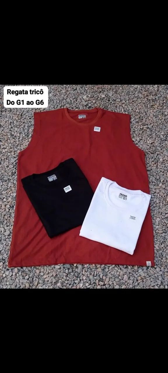 regata tricô plus sizes do g1 ao g6 - Foto 3