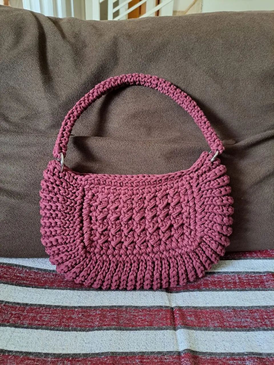 Bolsa feminina crochê 