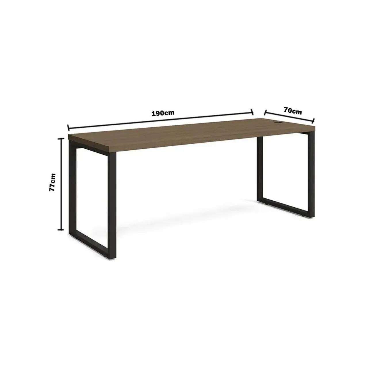 Mesa de escritório kappesberg 1,90 de comprimento - Foto 3