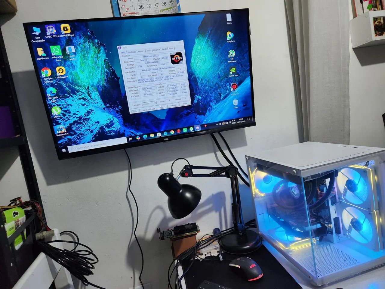 Pc Game Amd Ryzen 5 5600G - Foto 4