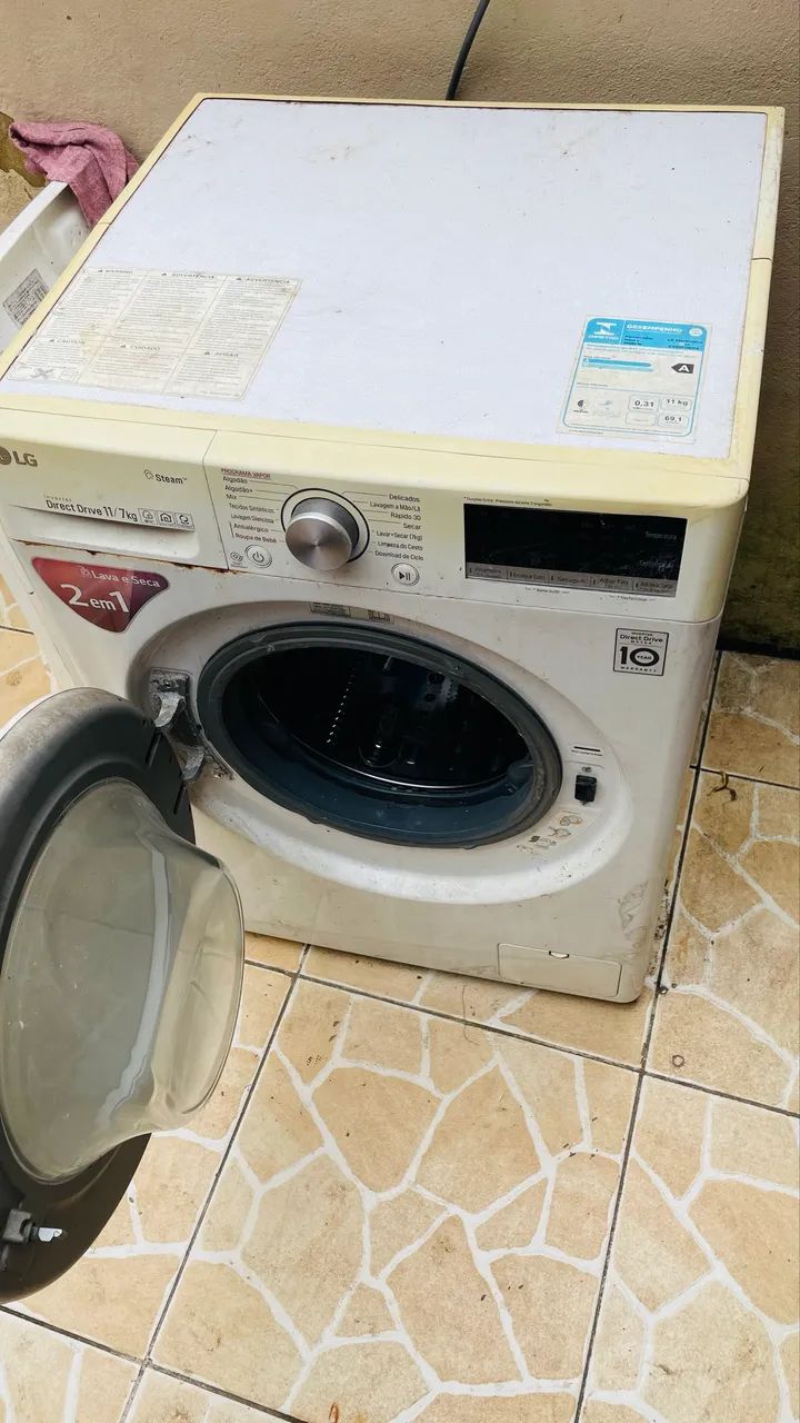 LG lava e seca funcionando todas as funções  - Foto 2