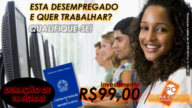 Quer uma qualificação rápida e realmente boa? Essa é sua oportunidade!