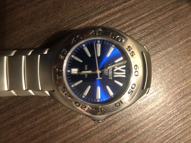 Relógio Tissot fundo Azul * Original * Aceito troca
