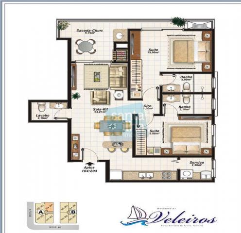 Apartamento residencial à venda, balneário dos açores, florianópolis. - Foto 5
