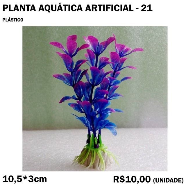 Planta para Aquário Artificial - Modelo 21