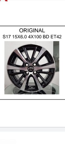 Roda Nova aro 15 KR- Yaris ( Em até 10x)!!