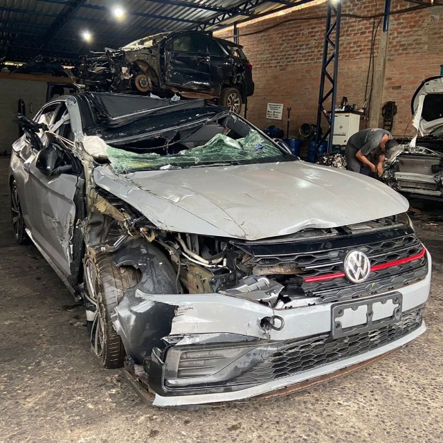 Vw Jetta gli 2.0 2019 Retrovisor Airbag Capo Motor Porta Farol Cambio Sucata - Foto 4