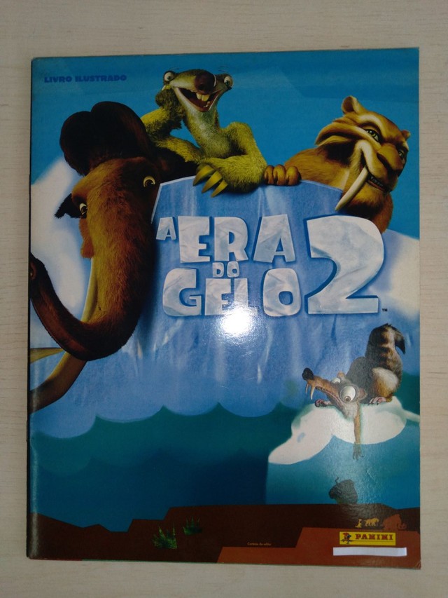 Álbum de figurinhas A Era do Gelo 2