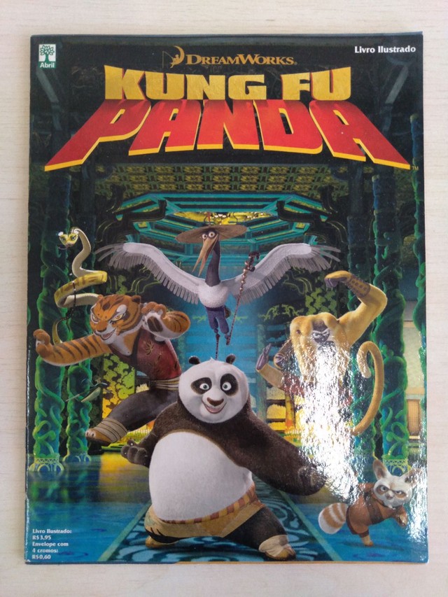 Álbum de figurinhas Kung Fu Panda