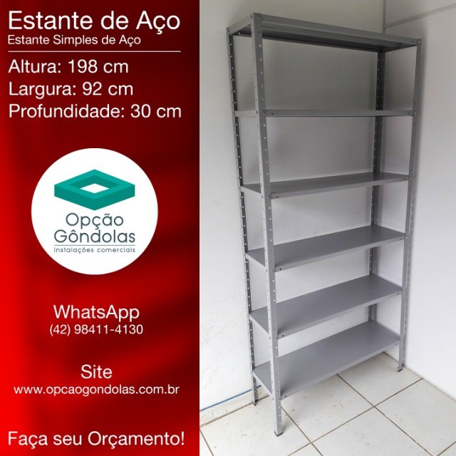 Estantes de Aço | Prateleiras Indicadas para Uso Comercial e Doméstico