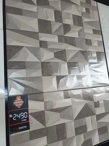 Super Oportunidade  -  Revestimento 3D  38x75  -  Extra (A) - Foto 3