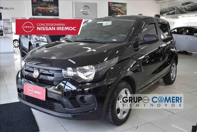 Carro Fiat Mobi 1.0 8V LIKE FIRE FLEX . Preto usado 2020 em