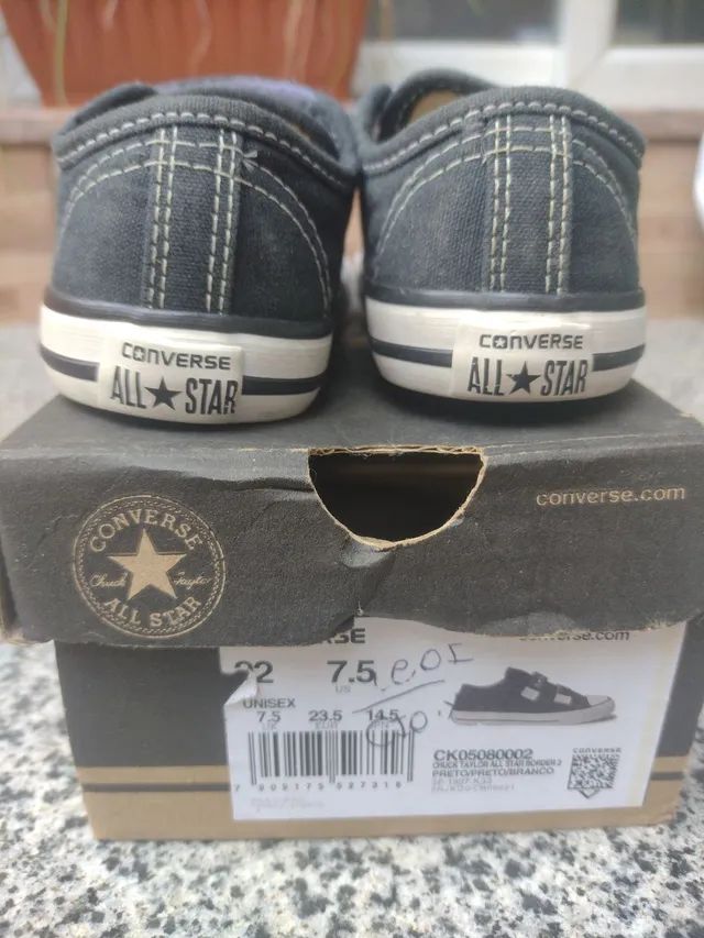 Tênis Converse ALL Star N° 20 Preto Unisex - Foto 3