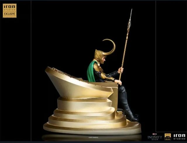 Loki Deluxe The Infinity Saga Iron Studios Exclusivo - Foto 2
