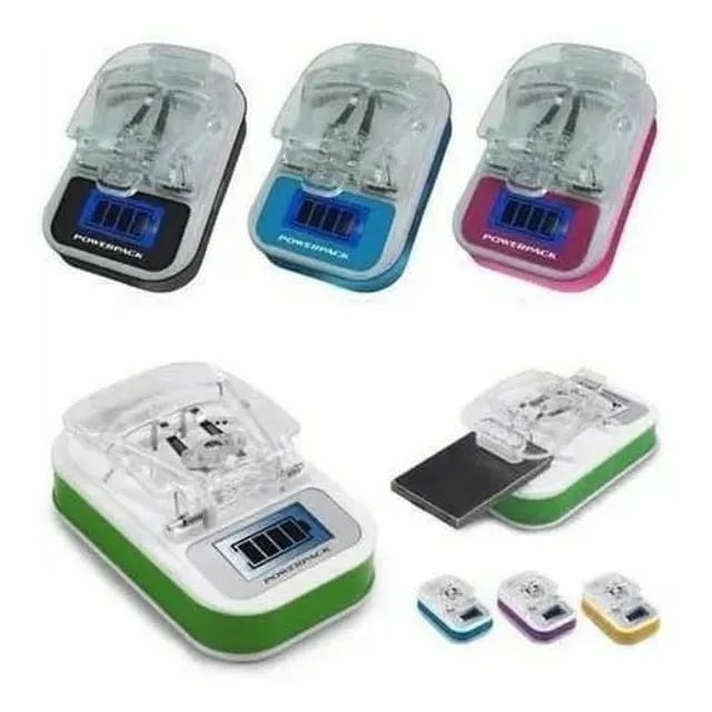 Carregador de Bateria Universal Celular Smartphone Saída Usb Visor Lcd Bivolt - Foto 5