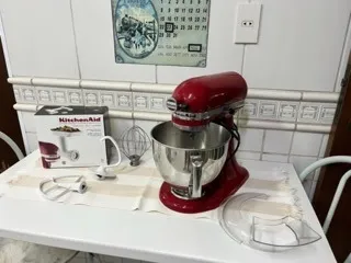 Batedeira Kitchenaid Artisan Empire Red 110V – Marketplace Triibo