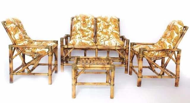Poltronas Decorativa Bambu Brinde Mesa de Centro.Produtos Novos Diretos da Fábrica! - Foto 5