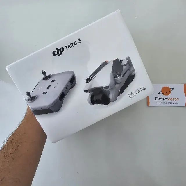 Drone DJI Mini 3 sem Tela (LACRADO) + Estojo de Brinde - Foto 3