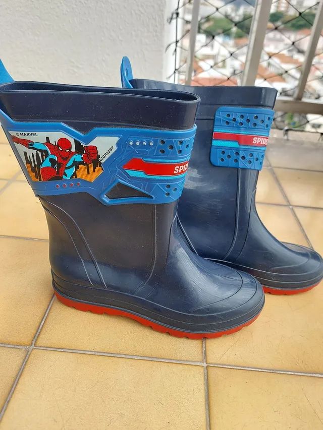 Bota do best sale homem aranha infantil