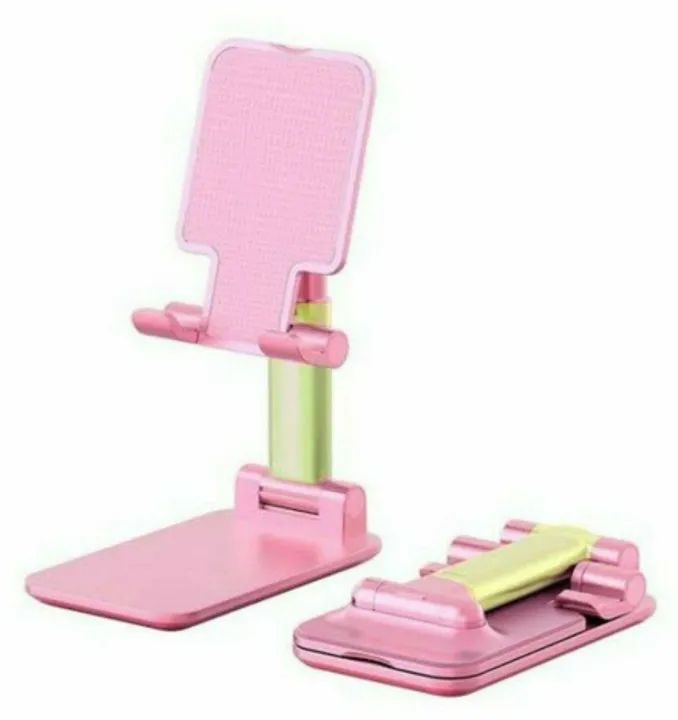 Suporte para Celular Dobrável - Rosa - Foto 4
