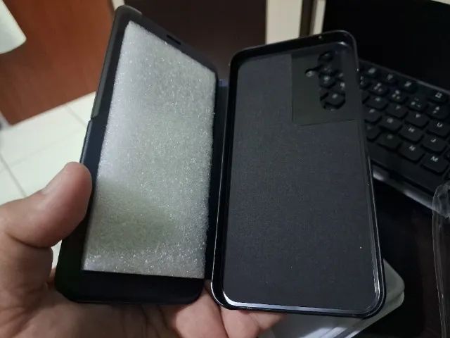 Capa azul Samsung A54 - Foto 4