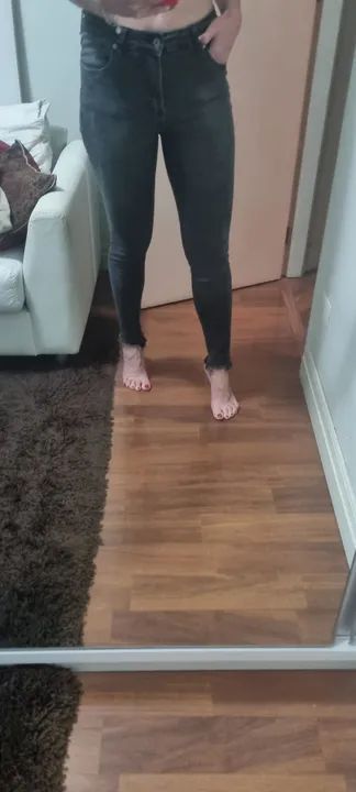 calça jeans hit usada 1 vez, 40 - Foto 3