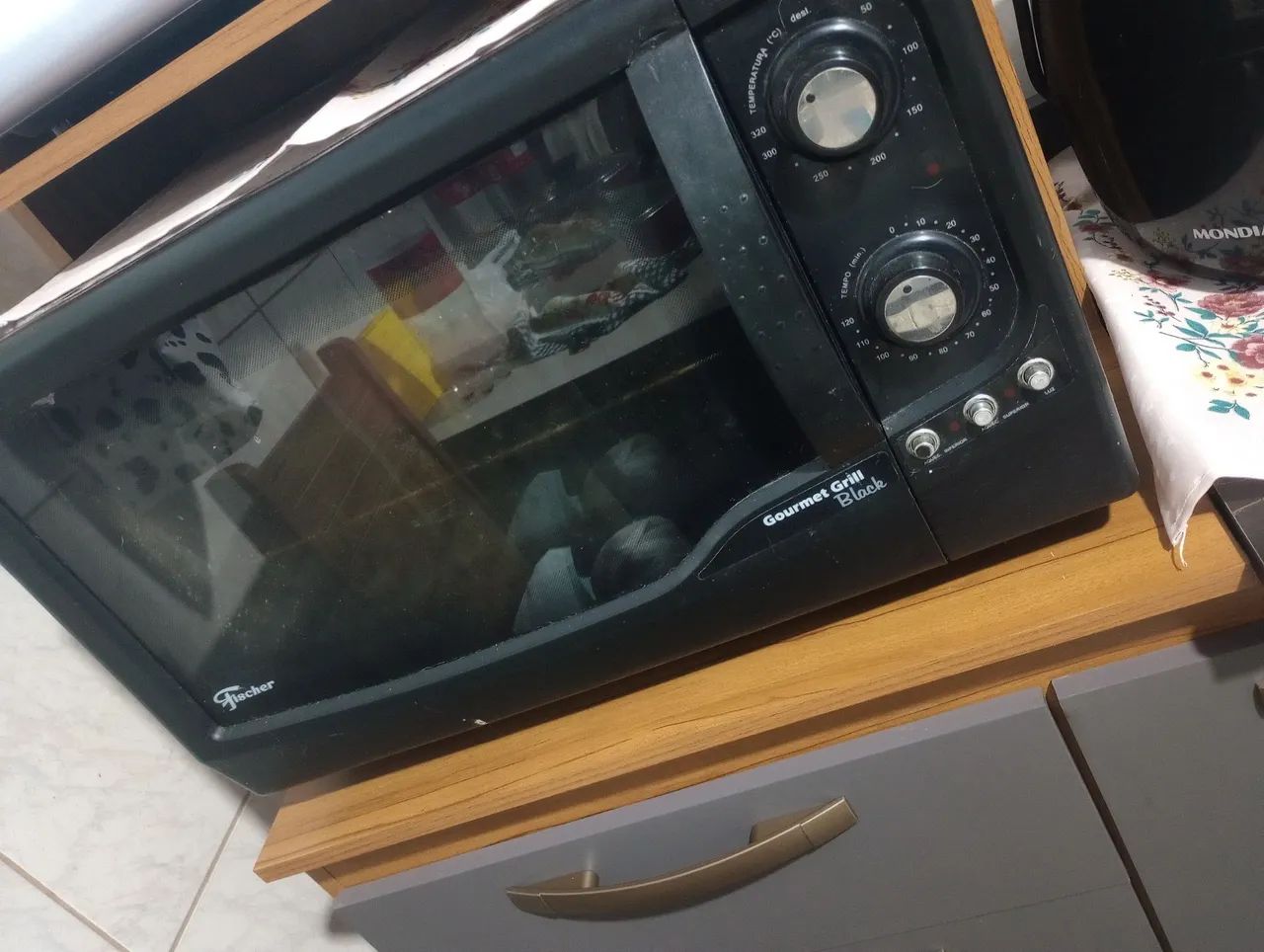 Forno Elétrico Fischer Gourmet Grill Black
