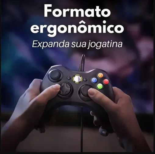 Controle xbox 360 com fio - Foto 2