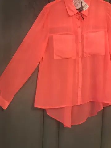 Camisa neon mangas longas NOVA - Foto 4