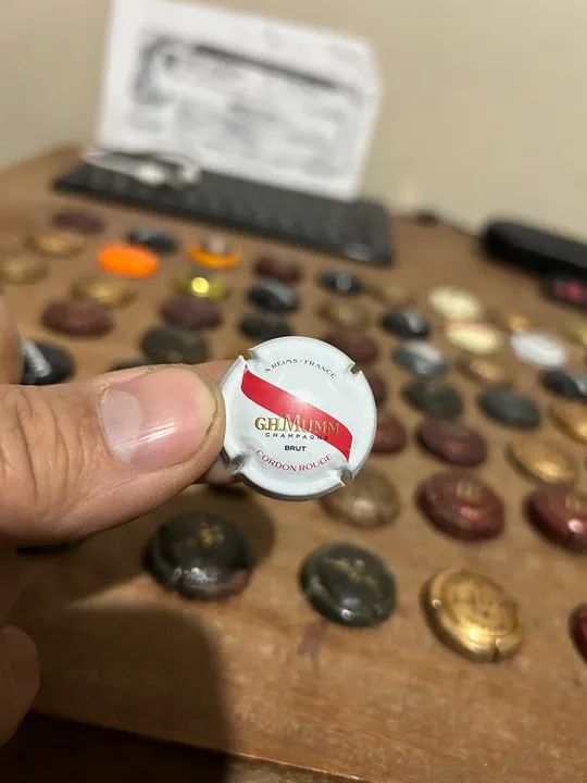 Chapinhas Coleção de Tampinhas de Champagne 67 Peças - Foto 4