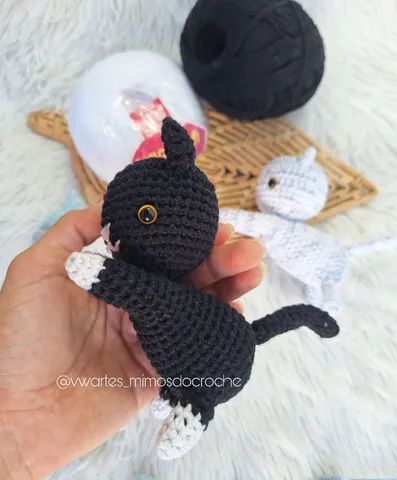 Gatinhos Amigurumi Crochê - Foto 3
