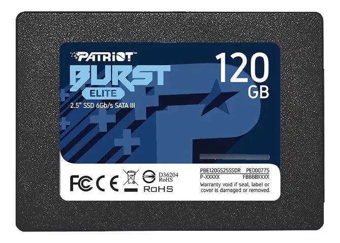 SSD 120GB Sata III 2.5'' Burst Elite Patriot - Notebook e Pc - Loja Coimbra Computadores  - Foto 4