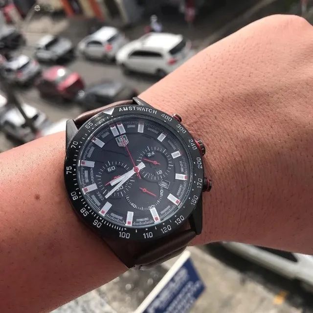 Relógio Tagheuer couro - Foto 4